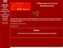 Tablet Screenshot of cb-roter-baron.de